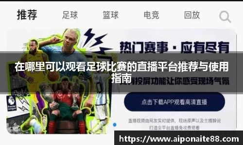 在哪里可以观看足球比赛的直播平台推荐与使用指南